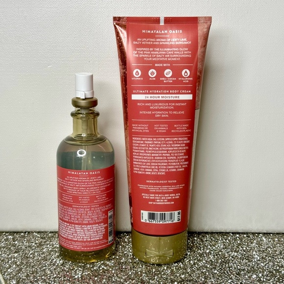 Bath and Body Works Aromatherapy Set Himalayan Oasis Lotion Set NWT - Picture 4 of 5